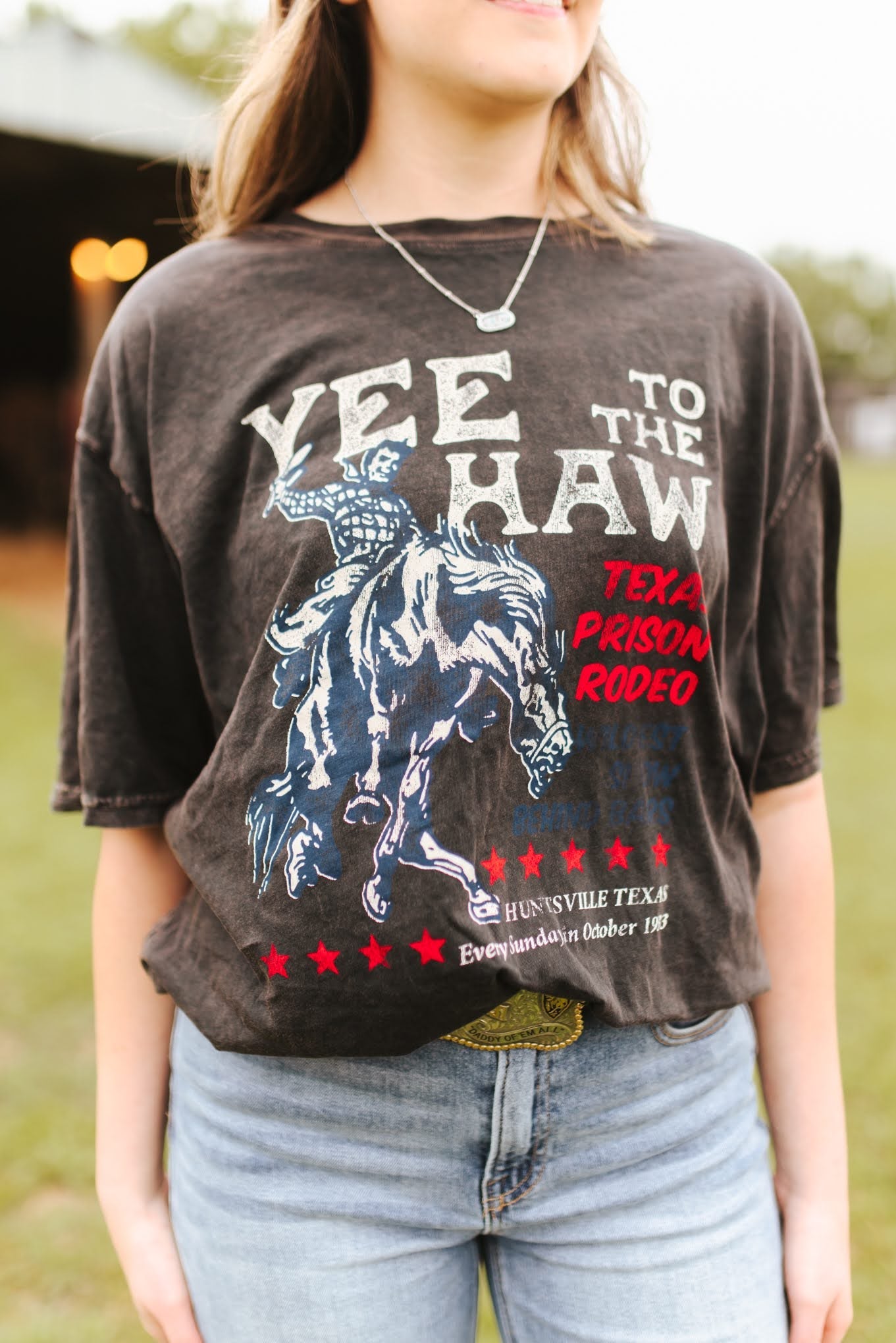 Yee To The Haw Oversized Graphic TeeS