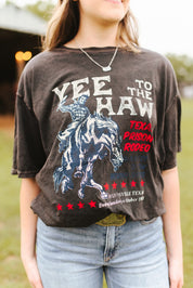 Yee To The Haw Oversized Graphic TeeS