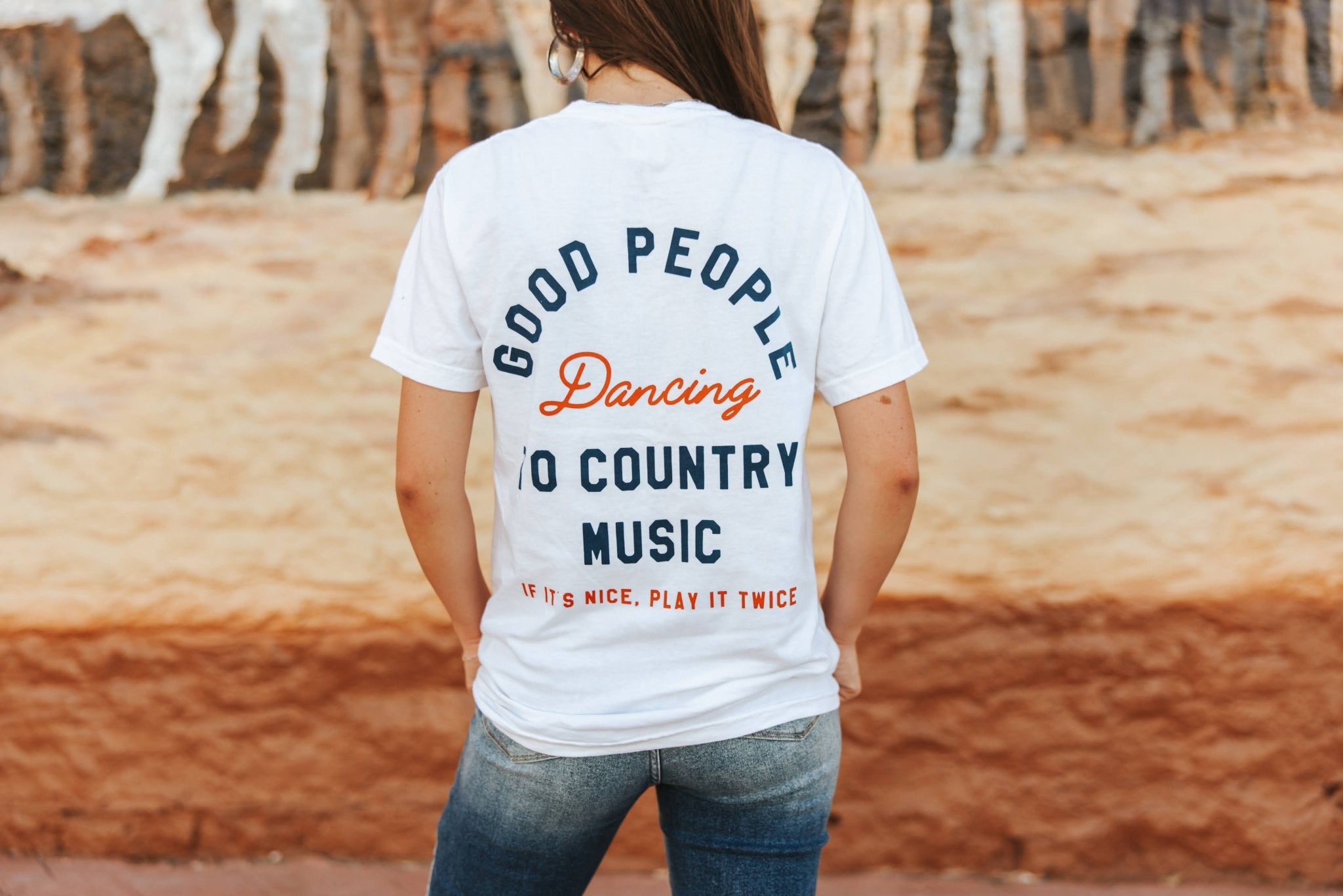 You Look Like You Love Me Front + Back Graphic TeeS