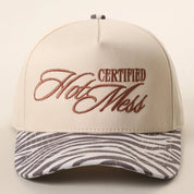 Zebra Certified Hot Mess Embroidered Trucker Hat