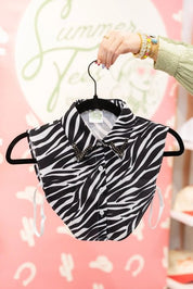 Zebra Jewel Studded Collar