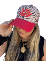 Zebra Well Sheeyit Embroidered Trucker Hat