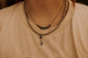 Turquoise and Navajo Pearl Oyster Chain Necklace