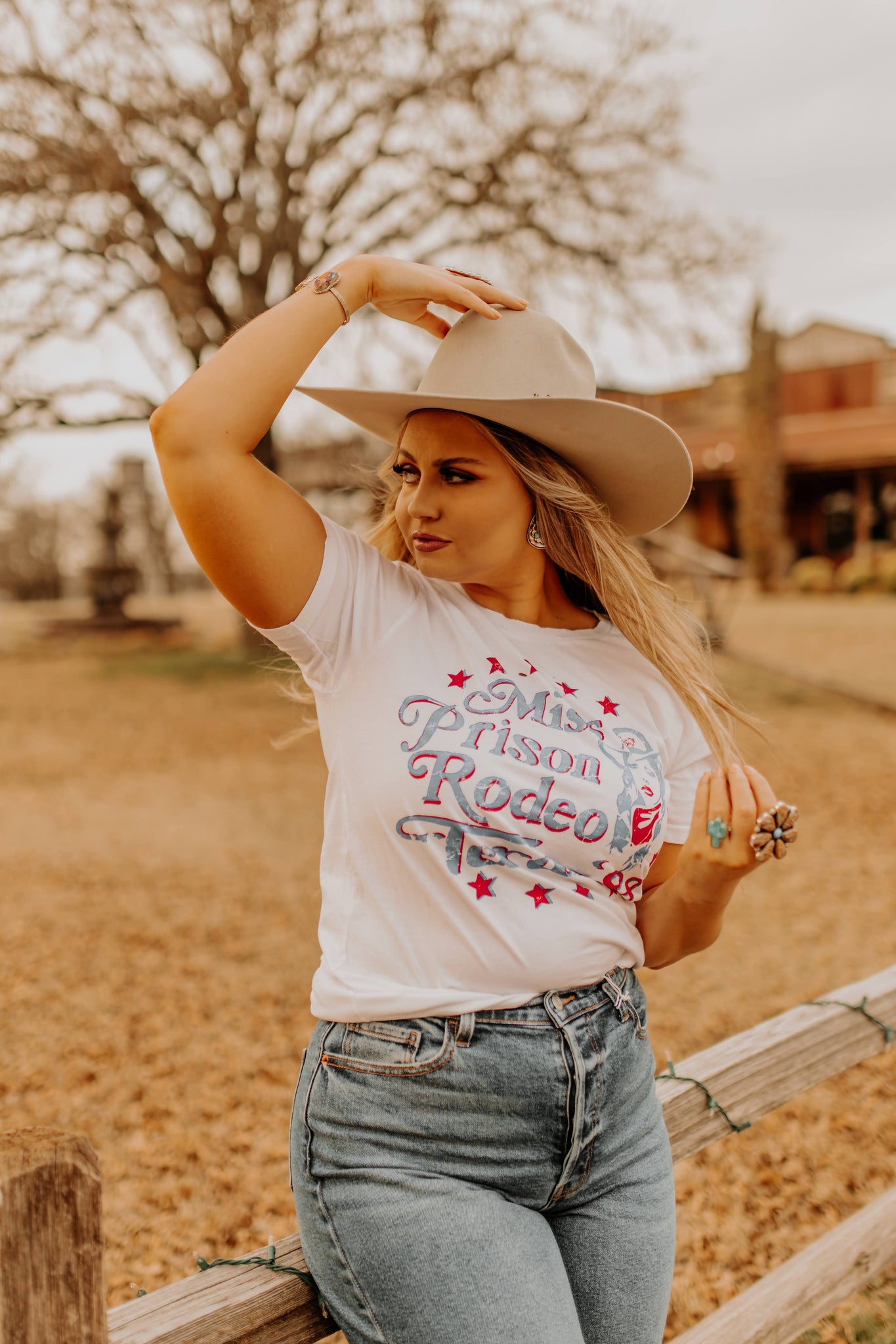 Distressed Miss Prison Rodeo Graphic Tee