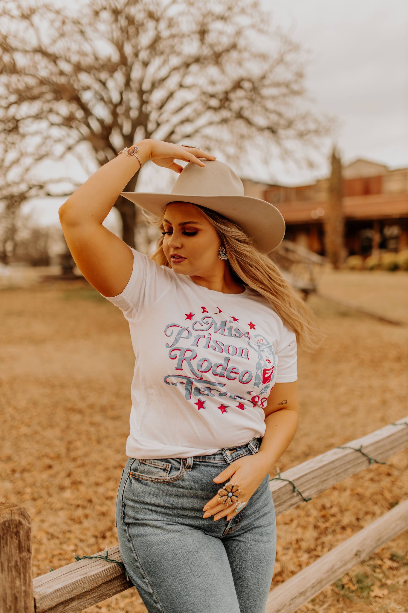 Distressed Miss Prison Rodeo Graphic Tee