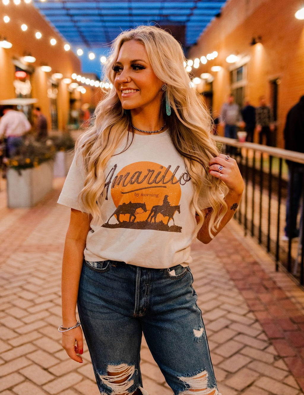Amarillo by Mornin' Western Graphic TeeCementS