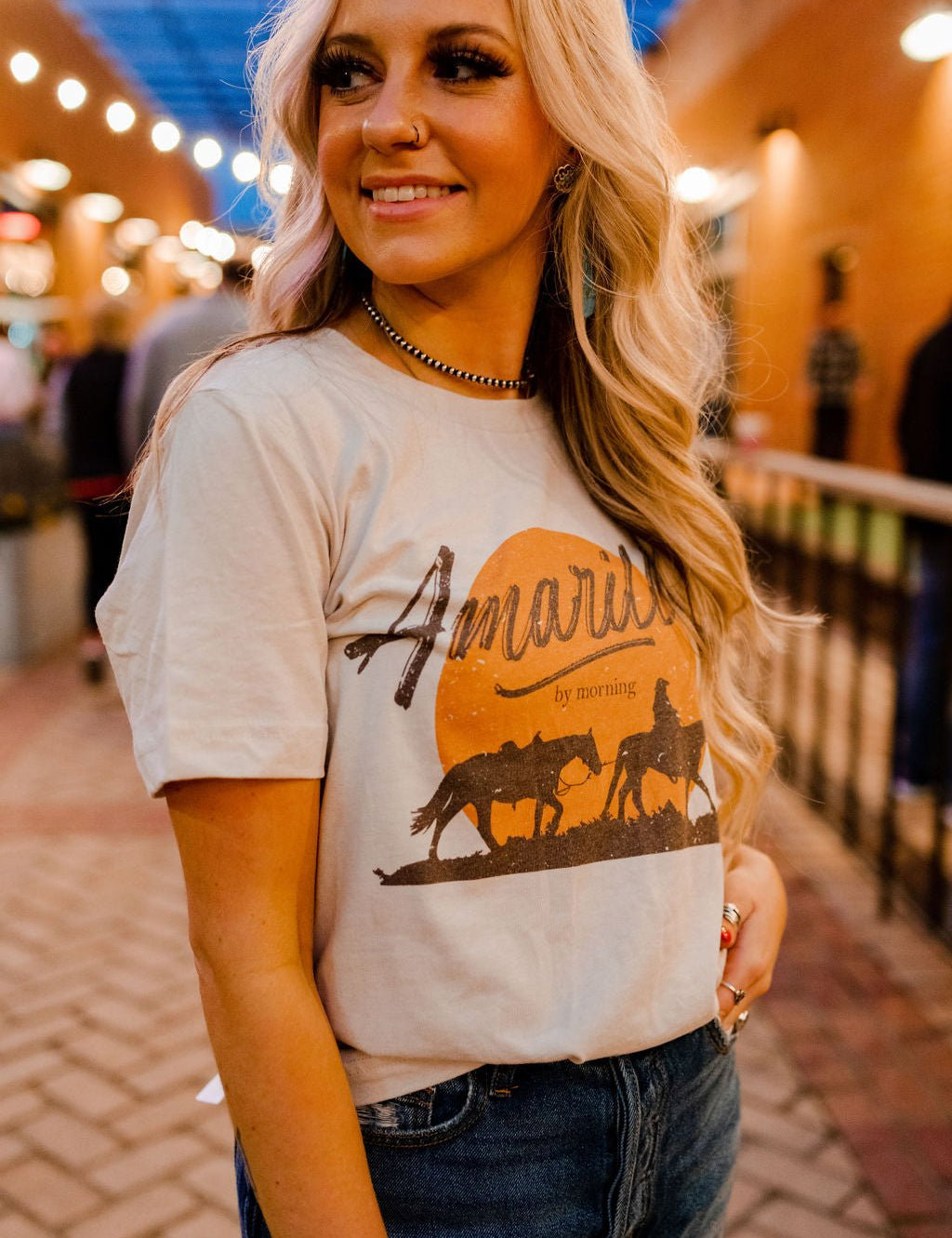 Amarillo by Mornin' Western Graphic TeeCementS