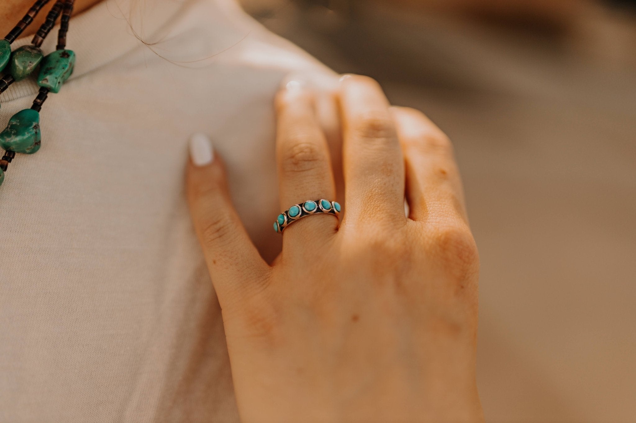 Authentic Multi Stone Turquoise RingTurquoise6