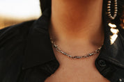 Barbed Wire Choker NecklaceSilverOS