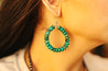 Beaded Turquoise EarringsTurquoiseOS