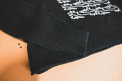 Boot Stitch Embroidered SweaterBlackS/M