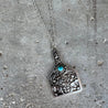 Cattle Tag NecklaceSilverOS