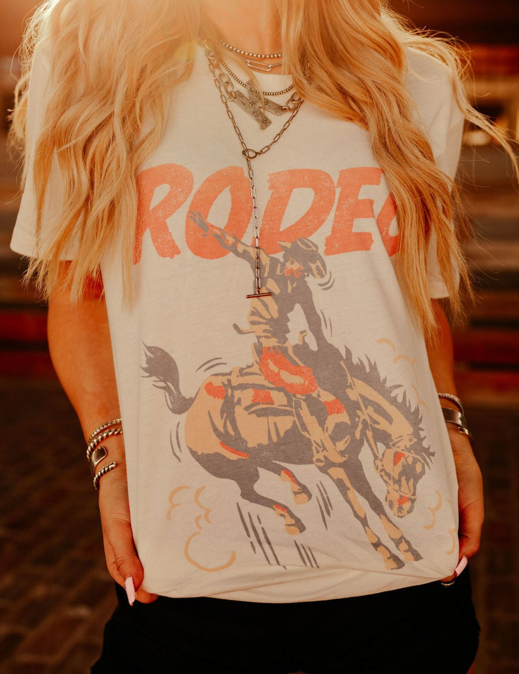 Classic Rodeo Graphic TeeIvoryS