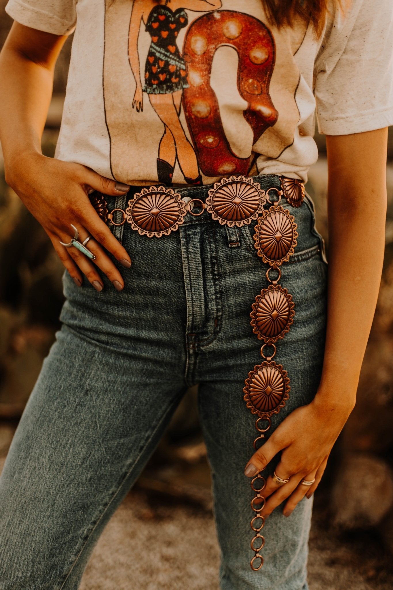 Copper Concho BeltCopperS/M