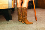 Dingo Brown Studded Leather BootsBrown6