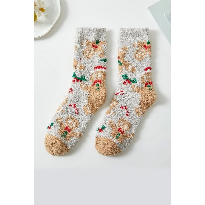 Fuzzy Christmas Holiday SocksRandomOS