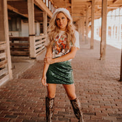Green Sequin SkirtGreenXS
