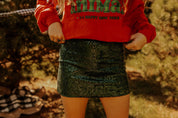 Green Sequin SkirtGreenXS