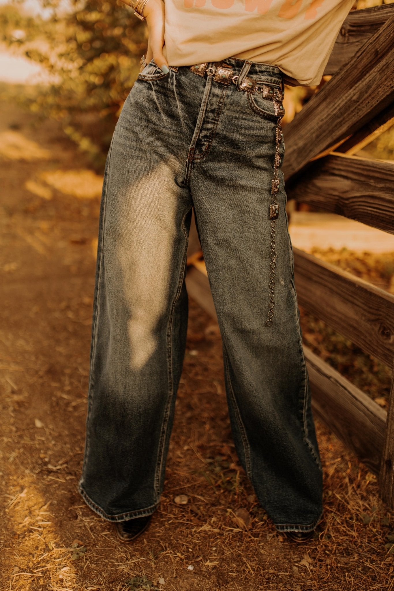 High Rise Wide Leg Flare JeanDenim1