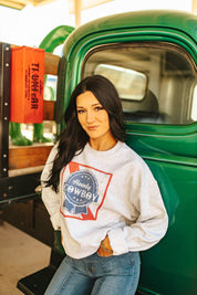 Howdy Cowboy SweatshirtGreyS