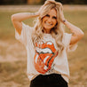 the rolling stone lick graphic tee