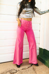Kate Wide Leg Jeans - PinkPink24
