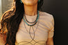 Layered Turquoise Beaded NecklaceTurquoiseOS