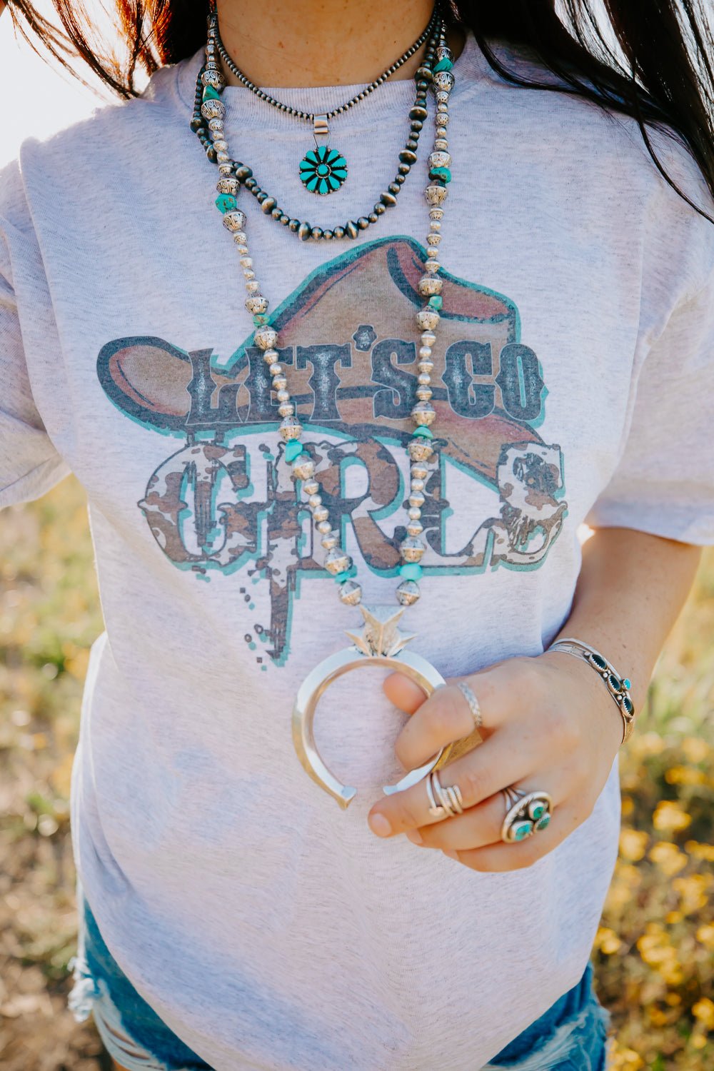 Let's Go Girls TeeLight AshS