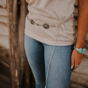 Mini Concho BeltSilverOS