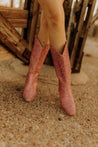 Pink Rhinestone Cowgirl BootPink6