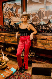 Rhinestone Bone Velvet TopBlackS
