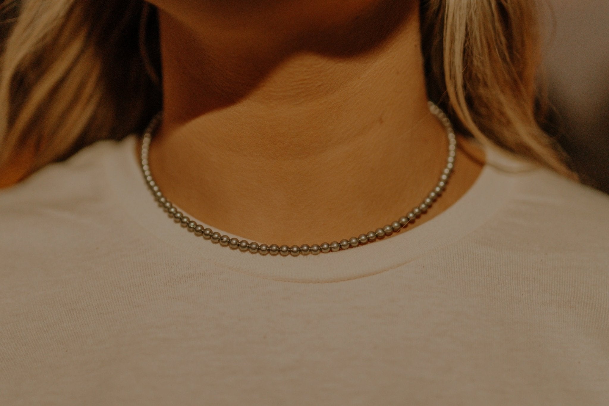Silver Pearl ChokerSilverOS