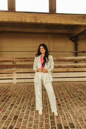 Silver Shimmer Trouser PantsSilverXS