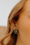 Small Turquoise Cluster Stud EarringsTurquoiseOS
