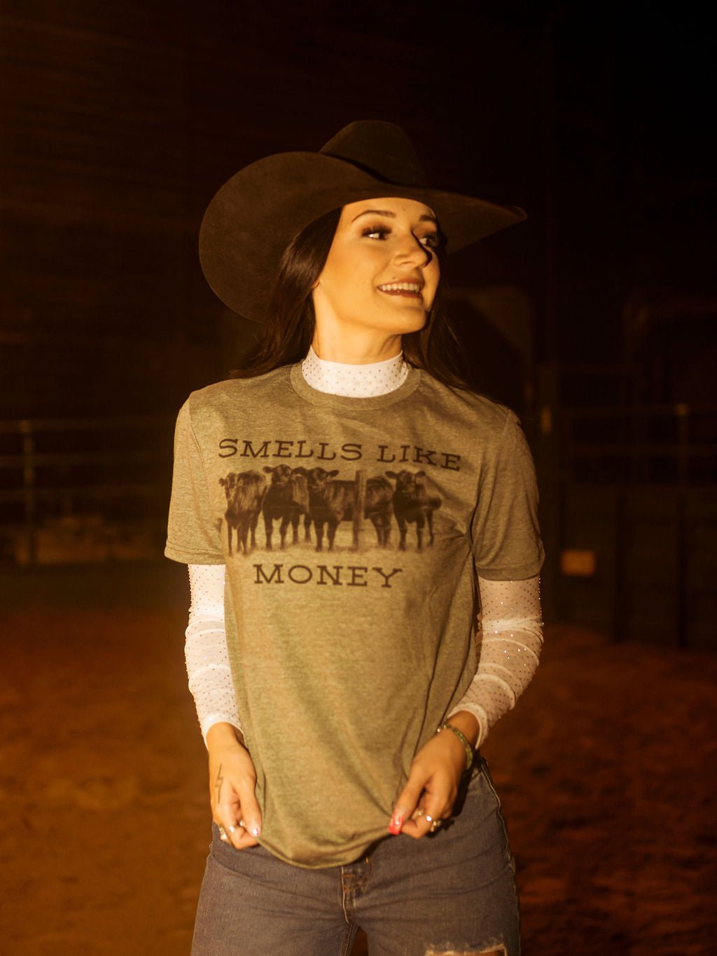 Smells Like Money Graphic TeeOliveS