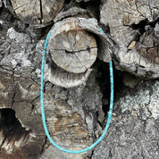 Stacked Turquoise Bead Choker