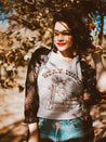 Stay Wild Cowgirl Graphic TeeBeigeS