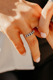 Sterling Silver Bead RingSilver6