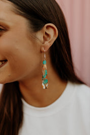 Sterling Silver Spiny Oyster Slab Earrings