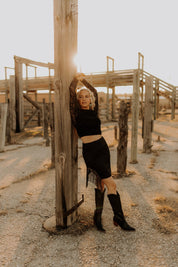 The Brandy Cowgirl BootsBlack5.5