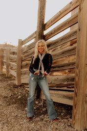 The Lainey Flare JeanDenim1