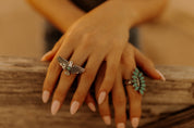 Thunderbird Turquoise Stretch Ring