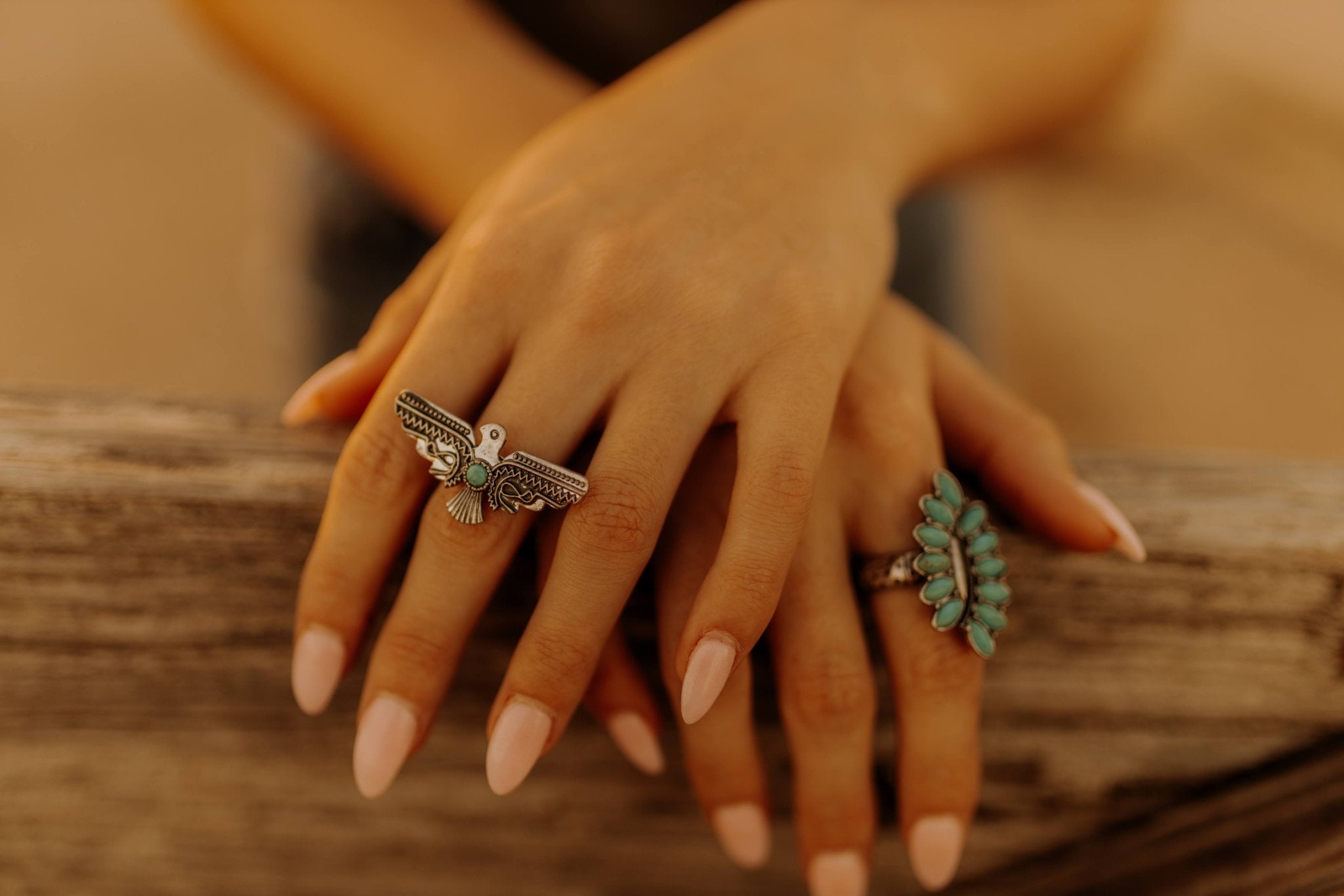 Thunderbird Turquoise Stretch Ring