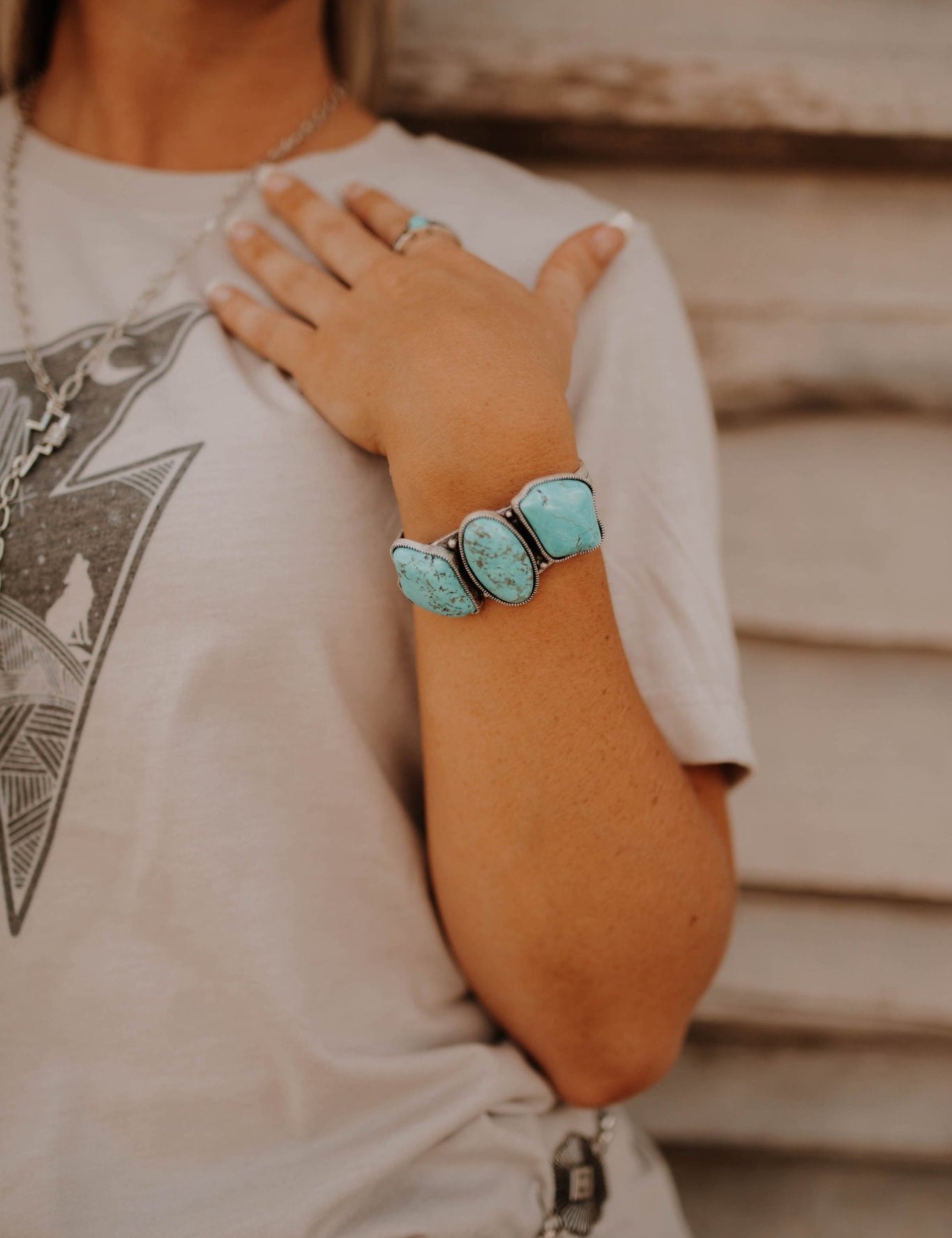 Trio Amigos Turquoise CuffTurquoiseOS