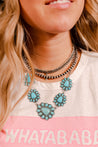 Turquoise Cluster NecklaceTurquoiseOS