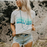 Turquoise Drippin' Western Graphic TeeAshS
