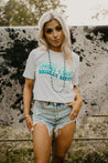 Turquoise Drippin' Western Graphic TeeAshS