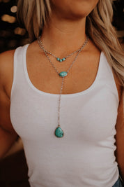 Turquoise Layered Necklace SetTurquoiseOS