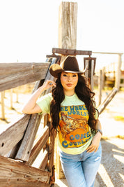 World's Gone Country Western Graphic TeeGreenS