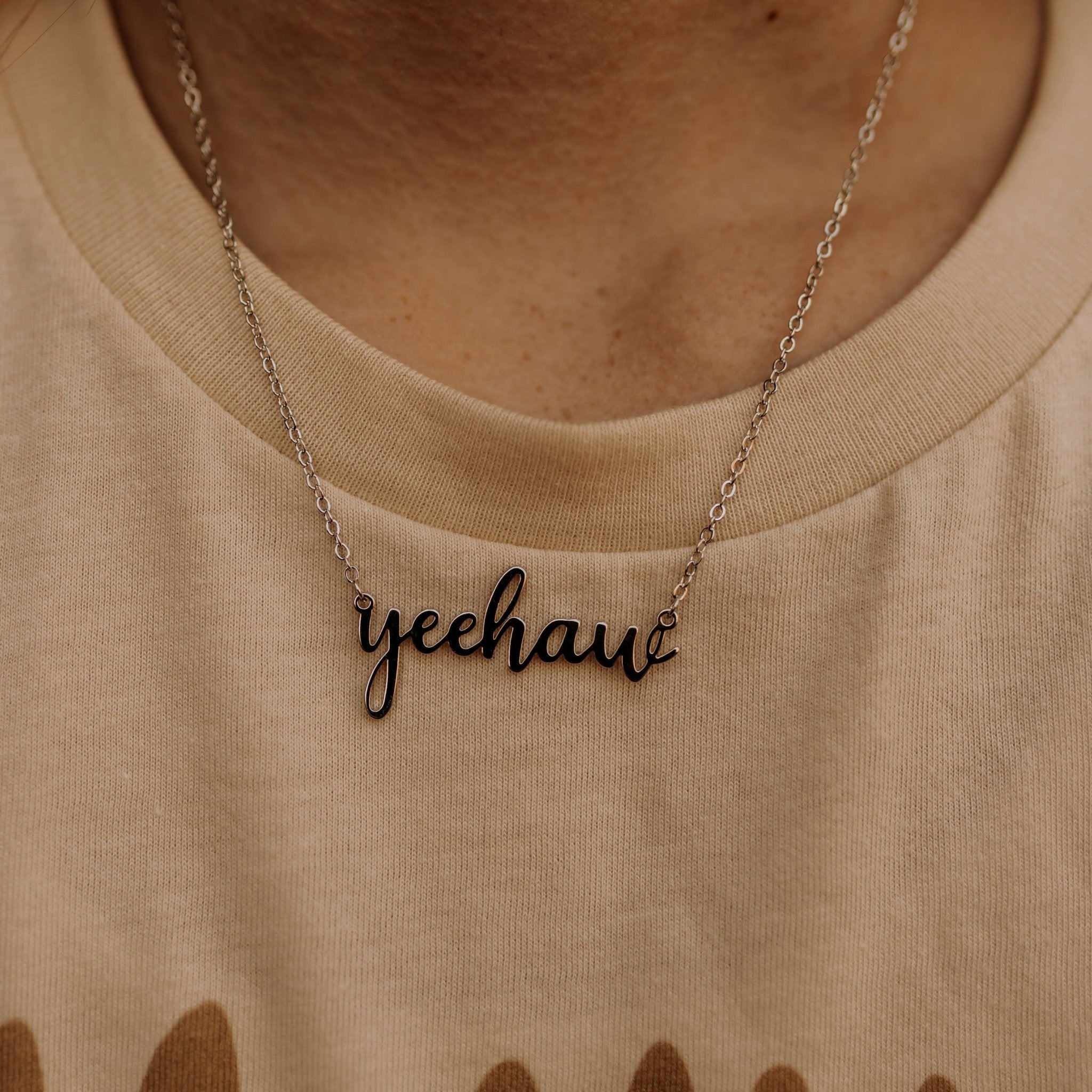 Yee Haw Chain NecklaceSilverOS